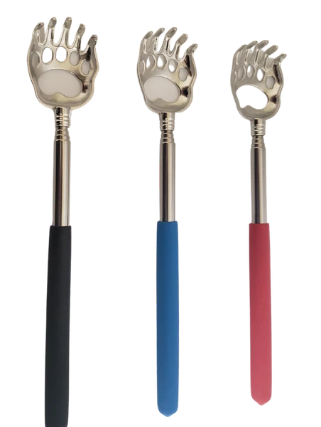 Back Scratchers Bear Claw Telescopic  Long Hand Instant Itch Relief 3pc set